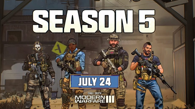 Call Of Duty Modern Warfare III Season 5 Notes