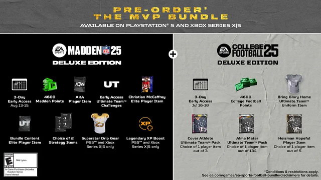 Madden NFL 25 Pre-Order Bonus