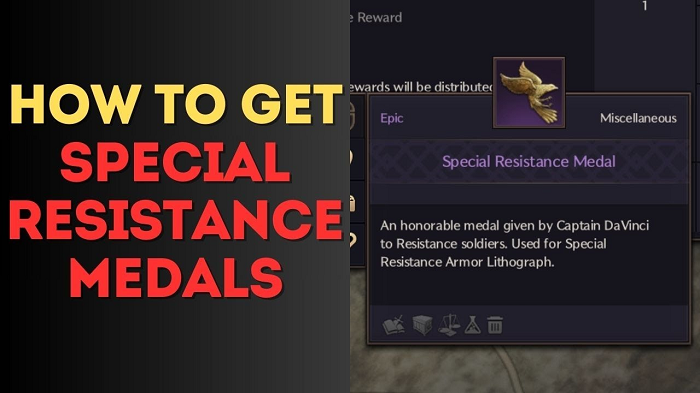 How to Get Special Resistance Medals in Throne and Liberty