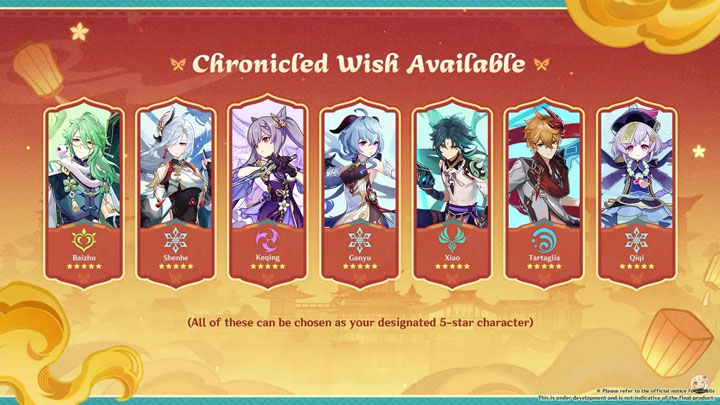 Liyue Chronicled Wish Banner