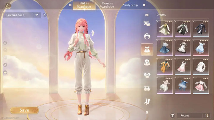 Infinity Nikki Wardrobe