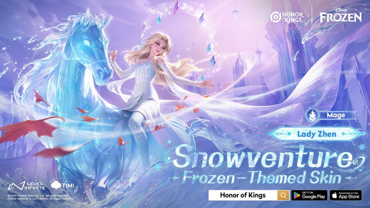 Lady Zhen - Snowventure (Elsa) Skin