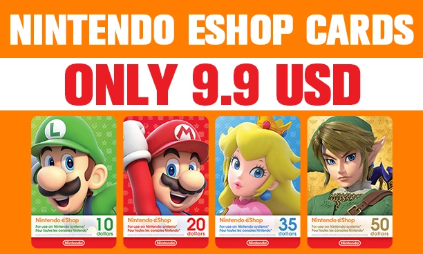 for Gift eShop for Sale, Cards & Code Gift Buy Nintendo eShop Digital Cards Nintendo Sell