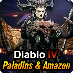 Rumor Claims: Diablo IV will release Paladins and Amazon Classes